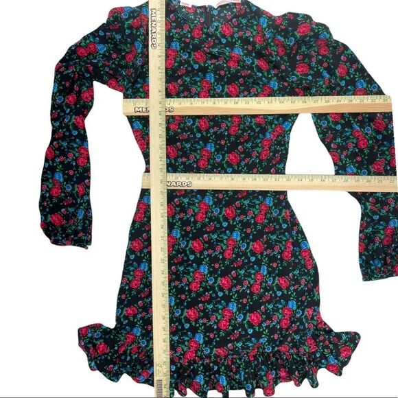 Vampire’s Wife Gypsy Floral Mini Dress Size 2 New - Picture 9 of 10
